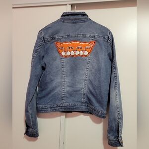 PARASUCO denim jean jacket with patch